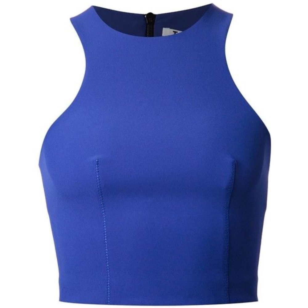 T by Alexander Wang Cobalt Blue Crop Top
